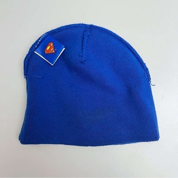 Dc Comics Superman Beanie Cap Kids One Size - Picture 4 of 6